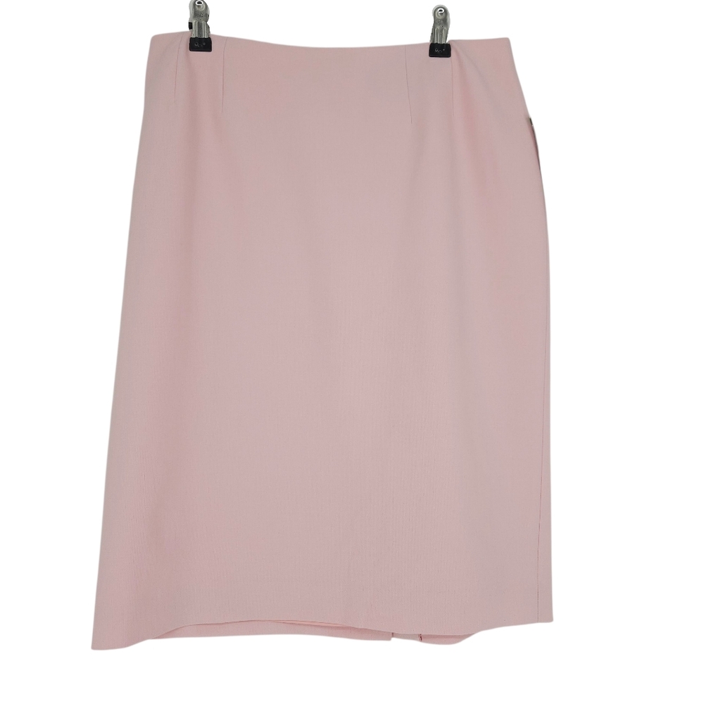 Black Label Evan Picone Straight Pencil Skirt Easter Tutu Pink Lined Zip 8